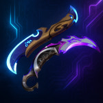 발로란트 근접무기 야광 카람빗 RGX 장난감 LED : Sideline Store