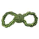 졸리 펫 매듭-N-츄 대형/X 대형 젠틀 터거 로프 개 장난감 Small/Medium 2 Knot : LUMI마켓