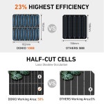 패널 오프 400와트 농장 태양광 800w 애플리케이션을 12 24볼트 기타 요트 발전소 휴대용 옥상 10BB 고효율 2PCS 키트 DOKIO 위한... 