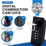 콤비캠 FJM-7700 7700 & 키맥스 콤비네이션 락커 LOCKS-7700, 블랙 : 더엠제이쇼핑