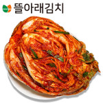 뜰아래김치 국산 김장포기 배추김치 3kg : 별아래 김치