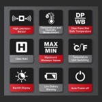 HABOTEST HT603 조도계 200000 Lux 디지털 주변 습도 및 온도 측정기 Meter : 블랑에코컴퍼니