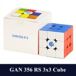 GAN356 RS 3x3x3 매직 스피드 Gan 큐브 스티커없는 전문 퍼즐 교육 어린이를위한 장난감 : 간디스토어