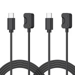 삼성 갤럭시용 USB C 케이블 2팩 충전기 3개 갤럭시 워치용 3.3피트 마그네틱 충전 : 씨유리테일
