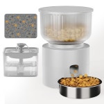 PAPIFEED 3L/13컵 자동 고양이 급식기 및 3L 정수기, 스테인리스 볼, 원격 : 하운마켓