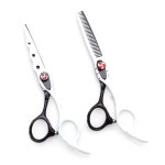 이발소용 스테인리스 이발 가위 인치 머리 절단 이발소 도구 C1019 C1019 Bai C 6N 6 inch : 셀렉트월드