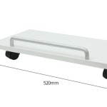 컴퓨터본체받침대 pc본체받침대 거치대 데스크탑받침 선반 바퀴 : 샵라인shopline