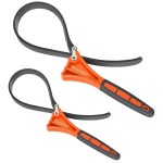 병따개 물 필터 배관 싱크대 수도꼭지용 스타라인 2팩 고무 스트랩 렌치 오일 직경 4인치 및 6인치 헤비 듀티 조절 블렛 : 노블 아틀리에