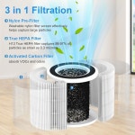 고비라이프 H7129, H7128 에어 퓨리파이어용 교체 필터, 3-in-1 트루 헤파 부품 나일론 프리 필터 4개 포함, H7126용은 제외 : dealloot