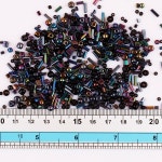 의류 구슬 믹스 20g 유리 비즈 랜덤 2 스페이서 자수 7mm 팔찌 G0235 바느질 : 그린코알라