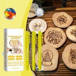 오래 지속되는 나무 버닝 마커 송진 사용하기 쉬운 아트 용품 선물 WHITE : 셀렉트월드