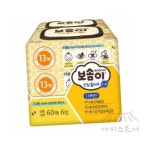 아씨 물티슈 60매x6개 캠핑 낚시 소풍 식탁 스터디카페 : 아씨 스토어
