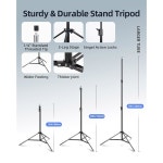 스카이텍스 소프트박스 조명 키트 2팩 20x28인치 135W 5500K E27 전구 연속 촬영 카메라 촬영용 포토 스튜디오 장비 비디오 녹화 2softbox... 