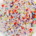 의류 구슬 믹스 20g 유리 비즈 랜덤 2 스페이서 자수 7mm 팔찌 G0235 바느질 : 그린코알라