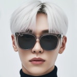 힙합 댄디 레이벤 썬그라스 RB4379D 투명 인젝티드 뿔테선글라스 55사이즈 옐로우틴트 : 투나인안경원