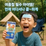 야외활동 쿨패치 여름 체온조절 쿨겔 시트 60매 (30팩) : 동성eng