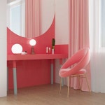 수입 카페의자테이블 식탁 원목 테이블 원목의자 인테리어 침실 카페체어 웨딩샵 다이닝 메릴린치 핑크 : 벨레로폰