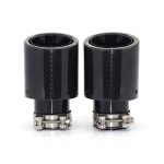 섬유 시스템 크림핑 머플러 REMUS 튜브용 구경 파이프 블랙 탄소 오토바이 킬러 54mm 76mm 원래 주차 공간 교체 : 스튜디오 시티이에