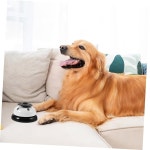 개와 고양이를 위한 반려동물 훈련 벨 미끄럼 방지 바닥이 있는 금속 발자국 맑고 큰 소리 : LeBonheurShop