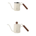 핸드 드립용 카페 메이커 바리스타 드립포트 주전자 커피 가정용 브뤼스타 브루잉 스테인레스 A.실버-350ML : 해외구매대행 두번째이야기