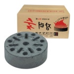 장터숯 1P-H 석쇠 화로 번개탄 구공탄 연탄 숯 : 피치플래닛