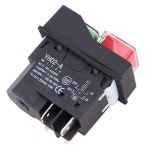 방수 푸시 버튼 스위치 피트 시작 중지 켜기 끄기 목재 작업 기계 커터 테이블 GR 자기 : 토토레모온