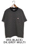 단톤 남성 반팔 티 셔츠 스트라이프 25SS DT-C0198TCB STRIPE : 오사카 타운
