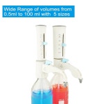 ONiLAB 병 상단 디스펜서와 1L 원형 미디어 보관 병(1-10ml) 10-100ml : 스타일마켓43