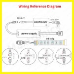 광산 LED 스트립 조명 컨트롤러 RF 무선 원격 14/17/21/28Key 단일 색상/CCT/RGB/RGBW/RGB + CCT Led 램프 5V 12V DC : 영강무역