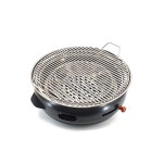 캠핑 석쇠 스텐 그릴 조개구이 숯불화로 바베큐 양손 불판 380mm : 월천불판