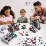 Op nd 5 in 1 STEM RC 로봇 빌딩 키트 APP 및 리모컨 사무라이/ 블록 419개 아이들을 위한 E ctor 세트 RC 6세 청소년을 위한 DIY 빌드... 
