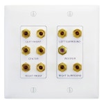 키트, 서라운드 사운드, 서브우퍼 또는 멀티룸 우퍼를 위한 홈 시어터 스트랩 및 케이블 액세스 스트랩, 화이트, 1 카운트, F9008WHV1 : 무헌상사