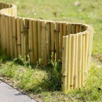 낮은 대나무 울타리 펜스 파티션 대나무담장 낮은휀스 일본풍 경계목 전원주택 직경 화단경계 : 월드 링트