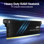 JEYI RAM 방열판 쿨러 DDR2 DDR3 DDR4 DDR5용 패드 PC 메모리 쿨링 키트 데스크탑 컴퓨터 방열 BLA 2PCS : 별빛상회3