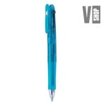 브이샵 4색볼펜 라이트블루 10P 멀티볼펜 멀티펜 필기류 : Vshop