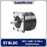 LeanMotor LM57BLF47-36V Nema 23 46W BLDC 모터 57mm 3상 4000Rpm 36VDC 2.0A 의료용 홀 센서가 있는 브러시리스 : 프라임무역86