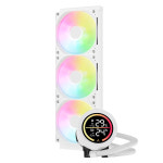 앱코 포세이돈 P360D ARGB 디스플레이 (화이트) 3열 CPU수냉쿨러 : 더상상플랫폼