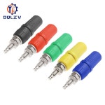 5MM 터미널 포스트 고전류 접지 바나나 30A 소켓 M5X45 플러그 순수 4MM 구리 빨간 1PCS : 머시마켓4호점