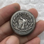 행운부적 럭셔리 골동품 그리스 신화 재미있는 3D 노벨티 아트 코인 행운의 기념 동전 포켓 및 선물 가방 : 퍼스트원상사