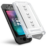 다이아큐브 닌텐도 스위치2 저반사 지문방지 9H 고경도 자동먼지제거 부착키트 강화유리 액정보호필름 2매 : 필름월드