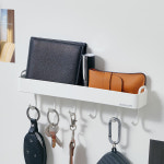 스틸크래프트 냉장고 세탁기 세탁실 선반 자석 무타공 현관문 철제 선반 베이직 : 살림의기술