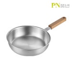 PN풍년 위더스 우드라이트 IH 인덕션 프라이팬 20Cm 스테인리스 통3중 STS304 : 에이치컴퍼니 주식회사