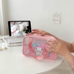 G1285 산리오 수영장 가방 방수 반투명 운동 파우치 여행 마이멜로디 키티 포차코 : 쿠마네상점