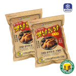 체리푸드 추억의 옛날통닭 치킨 ( 1키로 x 2개 ) : 카운트다운세이브마켓