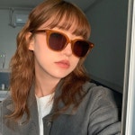 [슈퍼적립] 퍼블릭비컨 선글라스 윌로우 삐삐 루비 가벼운 아시안핏 데일리 사각 뿔테선글라스 : 핫선글라스