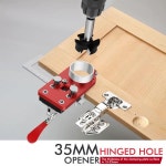 힌지 드릴링 가이드 캐비닛 도어 보링 35mm 컵 알루미늄 합금 포지셔닝 설치 : 가은컴퍼니7