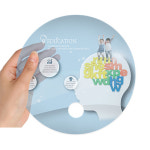 투명 둥글이 원형 부채 제작 소량 인쇄 행사 홍보용 샘플1개 : 포피스몰