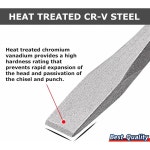 ALWORKKIT 튼튼한 콜드 세트 3피스 Cr 스틸 1cm 8인치 3cm 2인치 6cm : 다한당-2