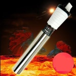 애완 동물 온도 닭장 소동물 강아지물통 키우기 그릇 적합한 크리스티드게코 물통 크롤러 50W 스텐 길이21cm : 오늘은픽