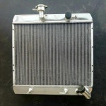 Jaguar XKE E-Type 시리즈 2 AT 4.2L I6 1968-1971 및 팬 키트 70 용 52mm 2Row 알루미늄 라디에이터 : 우현상사2